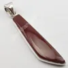 925 Sterling Silver High End FLAT CARNELIAN STONE WELL MADE Pendant 4.2 CM GIFT
