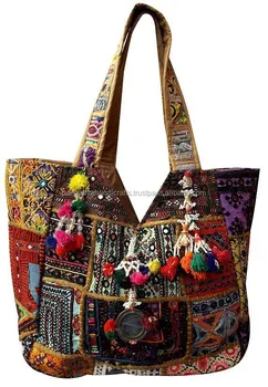 Indian Vintage Handbag Banjara Ladies Bag Ethnic Fashion Tote Purse ...