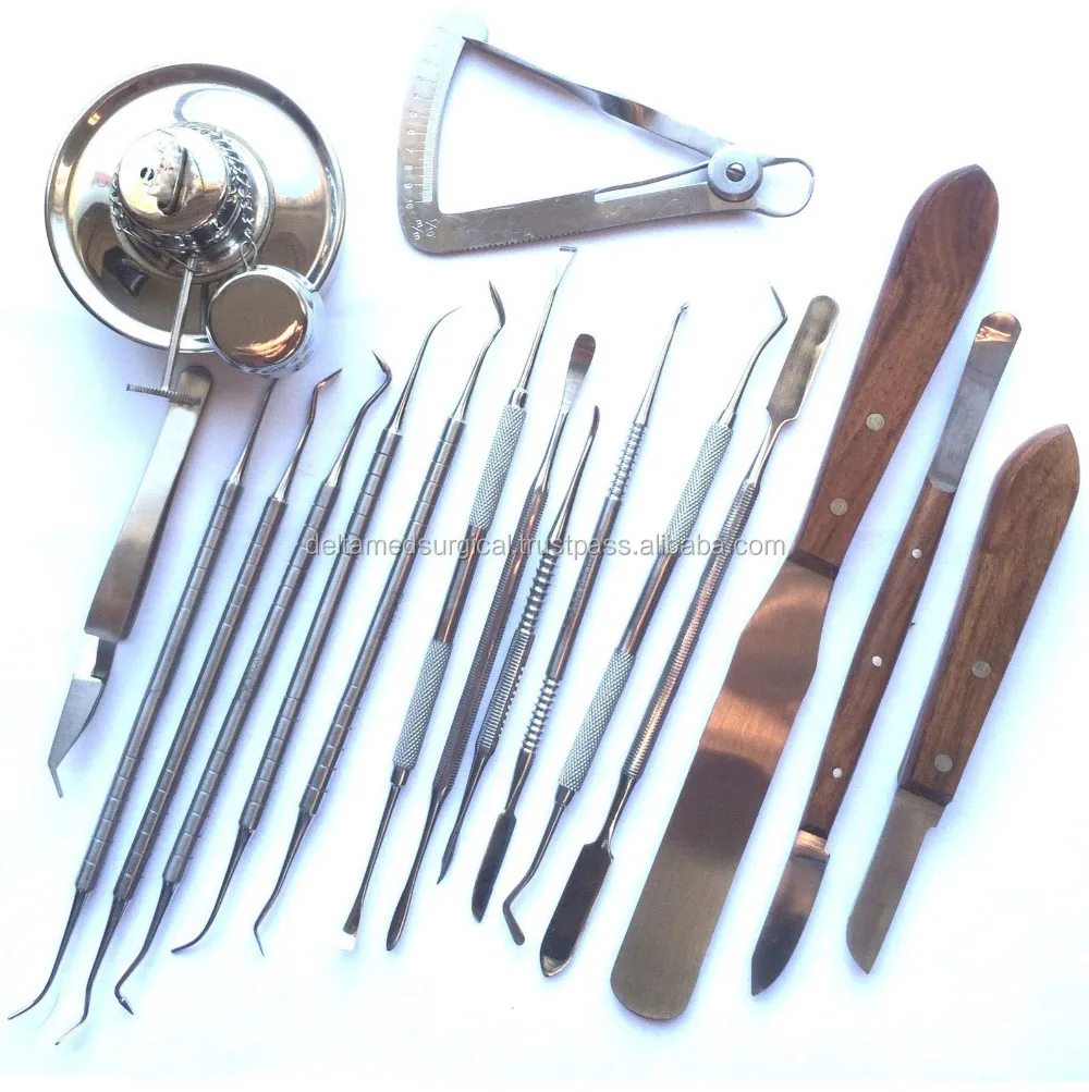 Wax Modelling Carvers Dental Technician Equipment Plaster Knife Hand