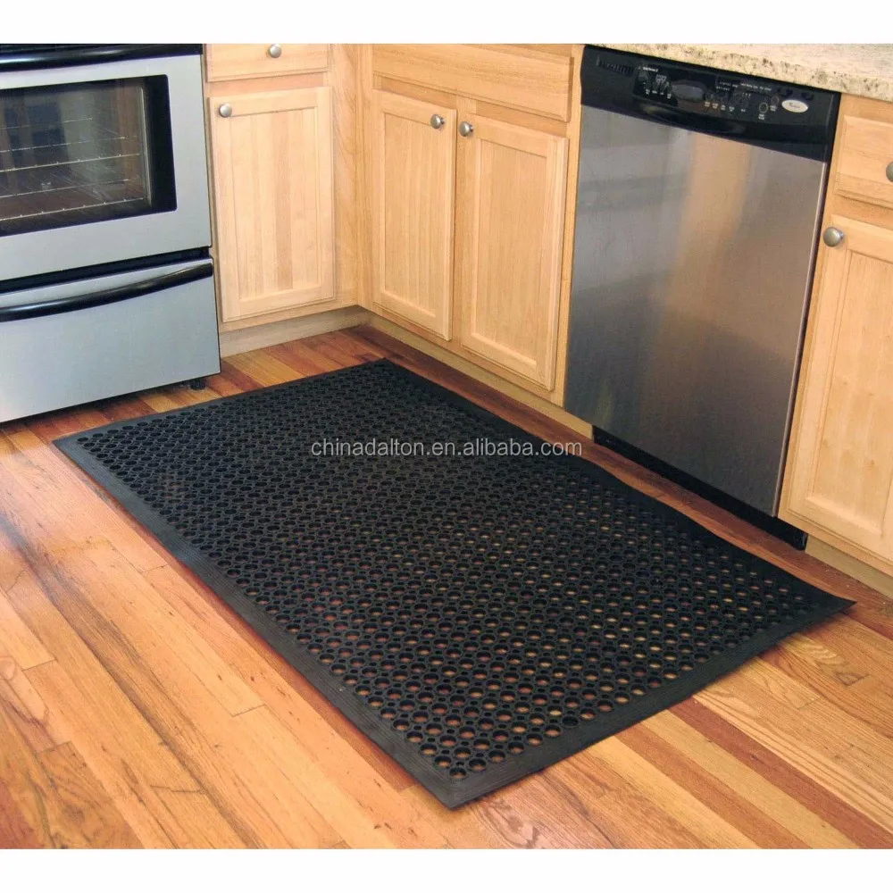Water Proof Anti Non Slip Skid Resistant Drainage Rubber Chef Kitchen