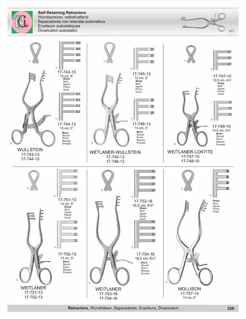 Kirschner Abdominal Retractors & Standard Abdominal Retractors Buy