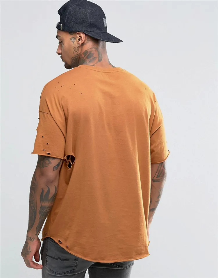 distressed t shirt men