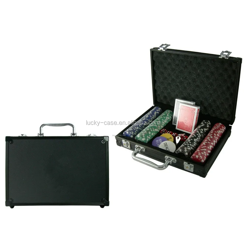 Aluminum Case Holds 200 Piece Poker Chip Black Case Blank Buy 200