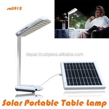 table solar lamp