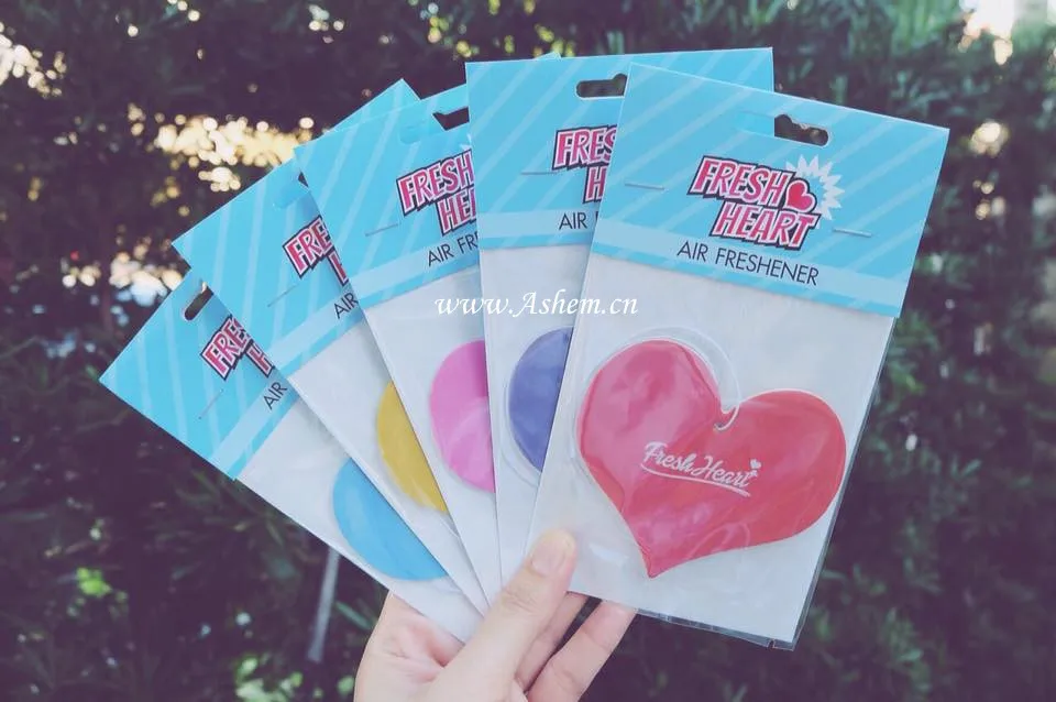 Customized Air Freshener Car Air Freshener New Car Paper Air Freshener
