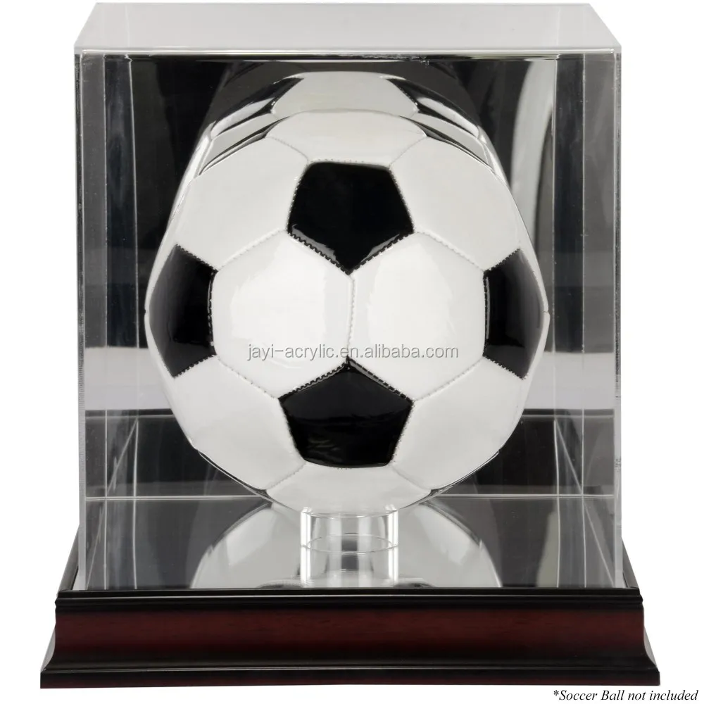 Factory Wholesale Acrylic Soccer Ball Display Case/soccer Ball Holder