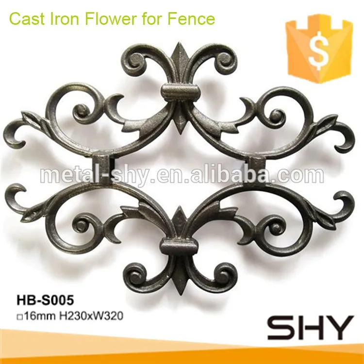 Decorative Ornamental Wrought Iron Gate Accessories Flower Buy