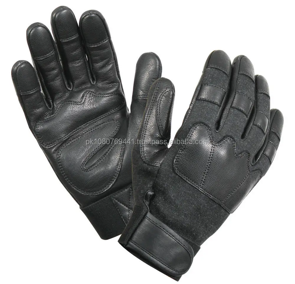 Hand Protection Official Tactical Leather Police Gloves/police Gloves