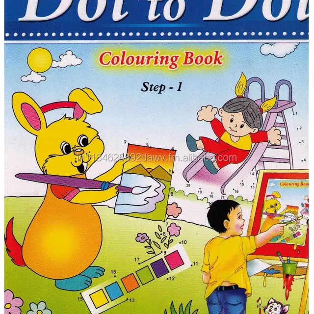 colouring books set of 6
