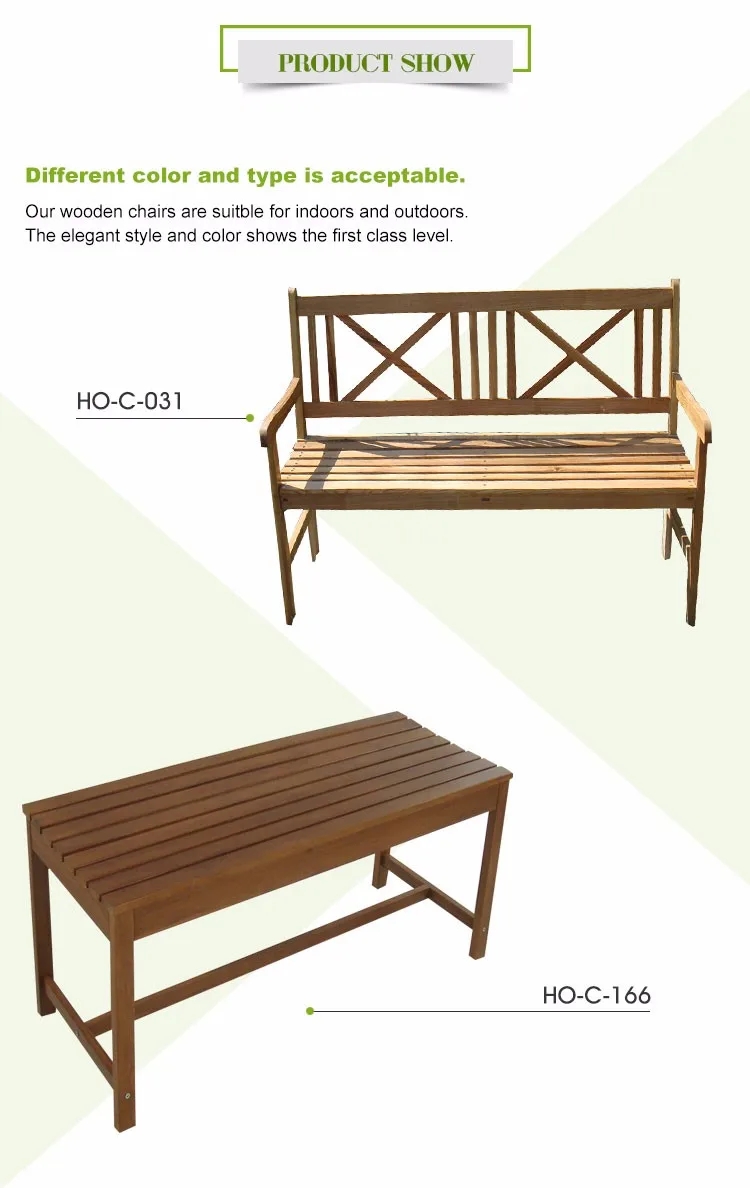 Useful handmade cheap wooden bench for sale