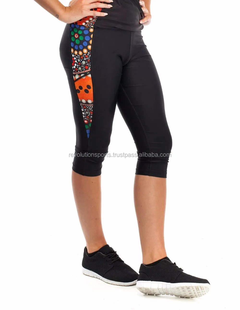 Pantalones de Yoga para mujer mallas estampadas elásticas de compresión p 