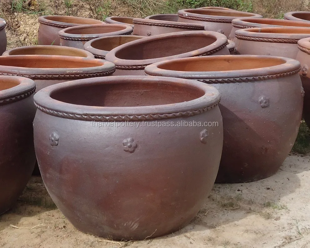 Black Clay Pots Buy Large Garden Pots,Large Pots For Planting Trees