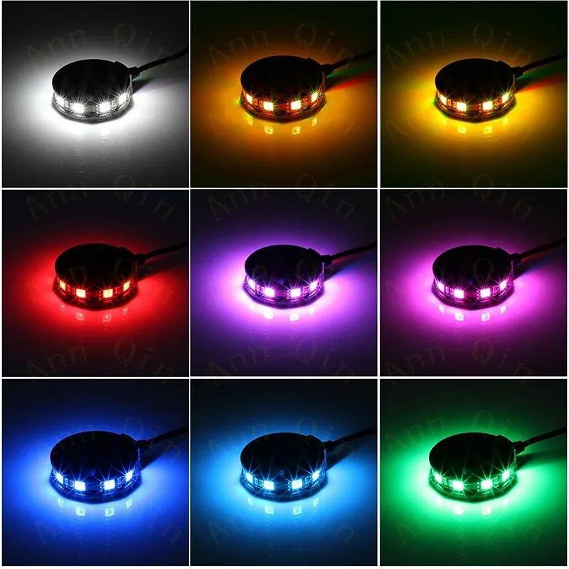 2pc LED Motorcycle Wheel Light Custom Glow Pod Accent Bike Light for motorcycle ,ATV,Car
