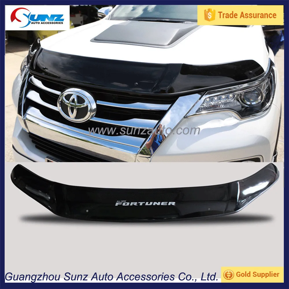 Fortuner Acrylic Black Guard For Sw4 2015 Bud Front Mud