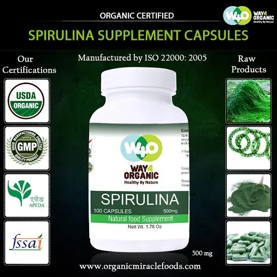 The 100 Pure Spirulina Capsules For Bulk Export Buy Spirulina