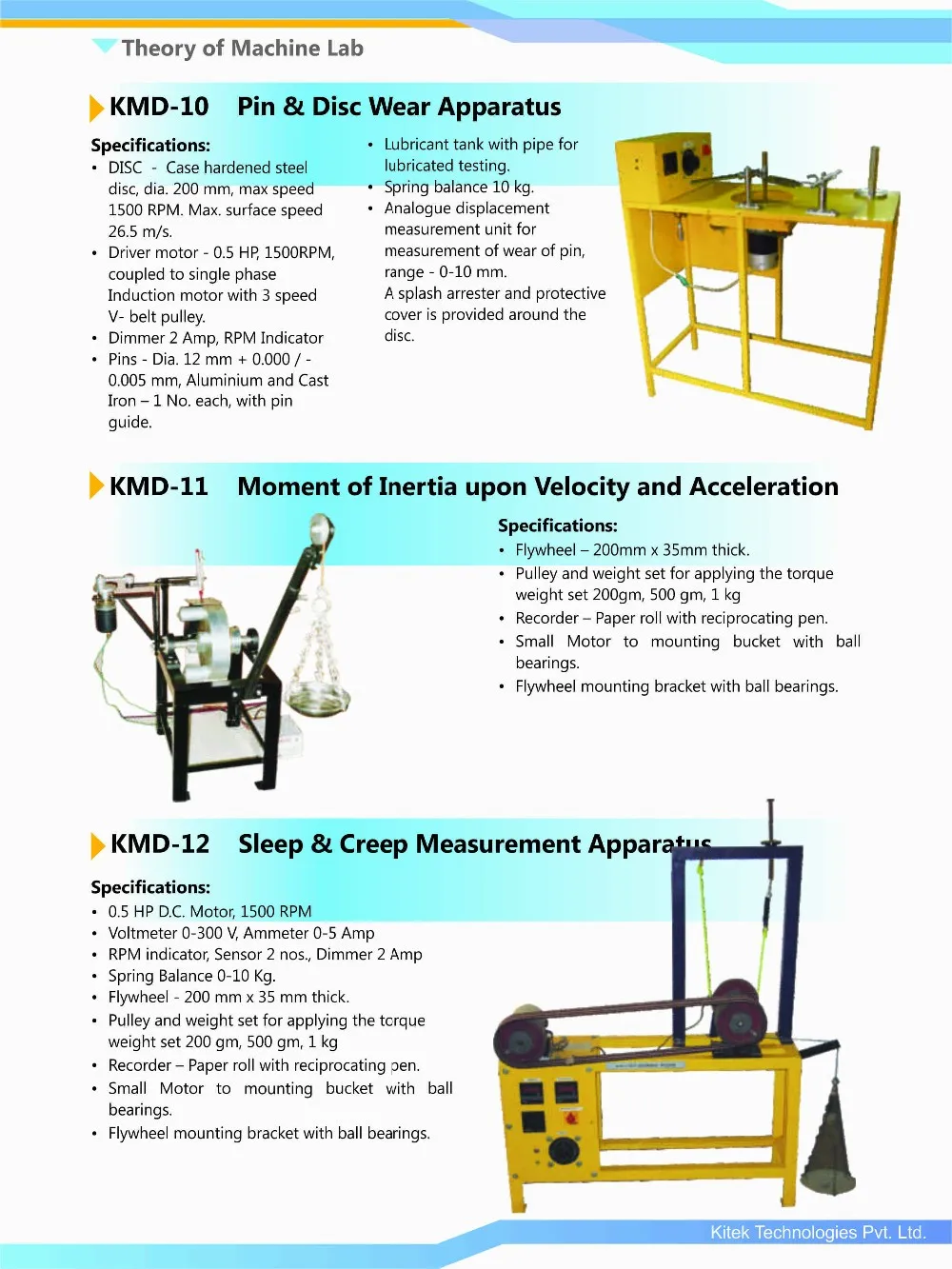 Moment Of Inertia Upon Velocity And Acceleratio Theory Of Machine Lab Technical Training Lab Equipment Universal Testing Machine Buy Theory Of