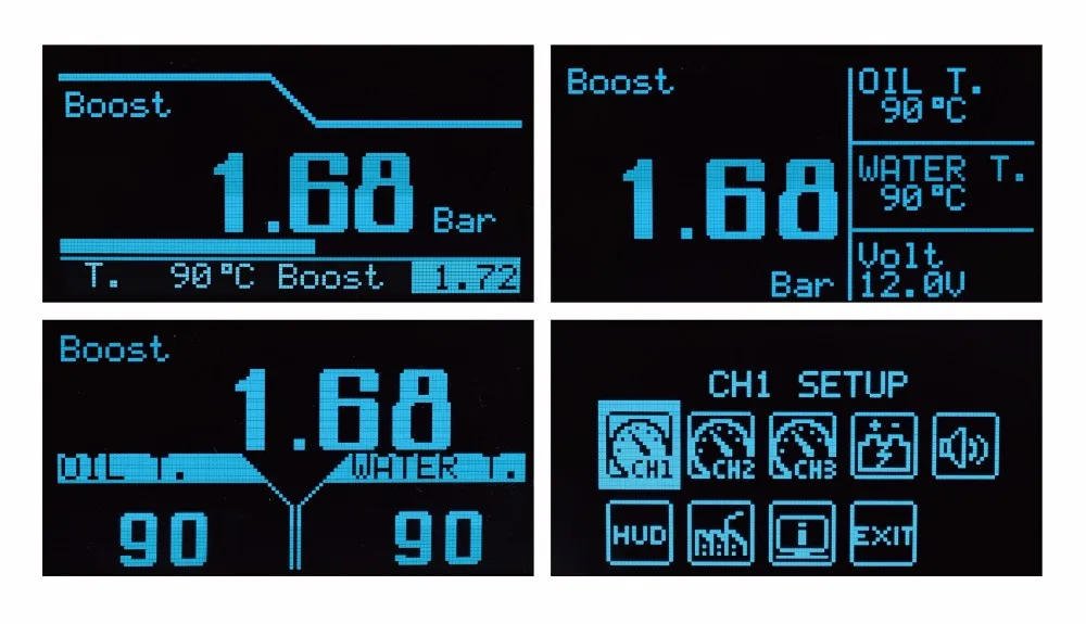 HUD numérique tout en un Shadow OLED: affichage tête haute