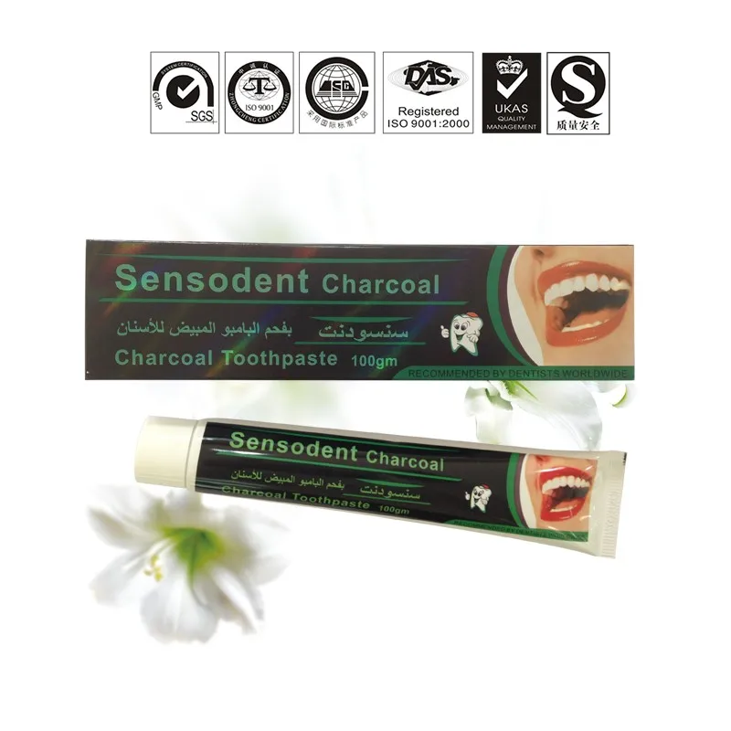 Fda Cerificated Private Label Organic Non-fluoride Charcoal Toothpaste ...