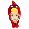 New Fashion Sweet Custom Design Winter Kid's Children Short Strap Hat