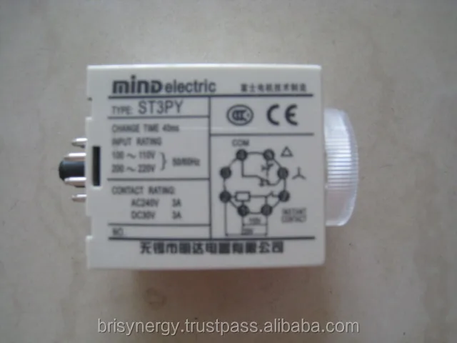 Source Fuji and Mind Timer ST3PY 220VAC Mind Timer Relay on m