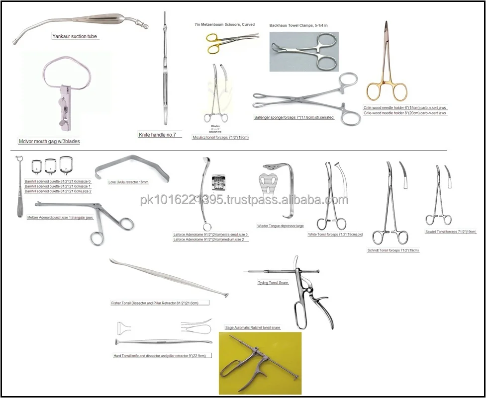 Tympanoplasty Surgery Instruments Set,Tympanoplasty Instrument Set