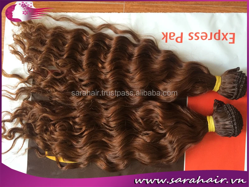 Hand Tied Weft Hair Extensions High Quality No Short Hair Inside