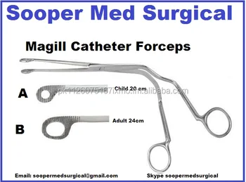 Magill Catheter Forceps Catheter Introducing Forceps Surgical ...