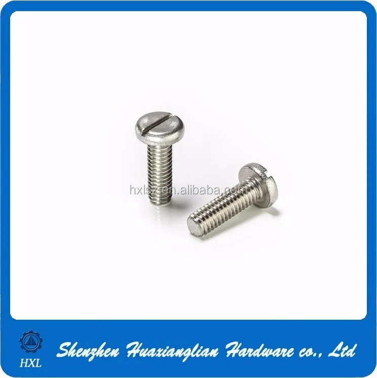 Din85 Din 85 Stainless M2 M3 M4 M5 M6 M7 M8 Slotted Pan Head Machine ...