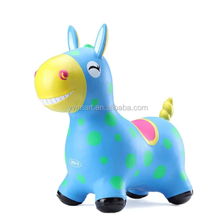 plastic bouncing horse