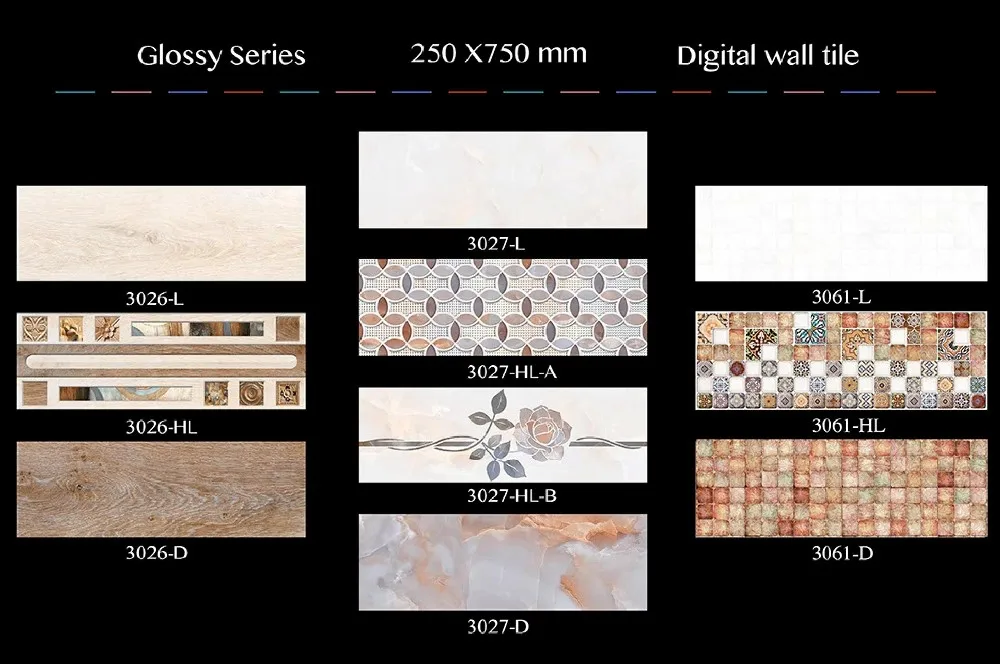 House Beautiful Design Standard Ceramic Wall Tile Sizes 25x75cm Buy