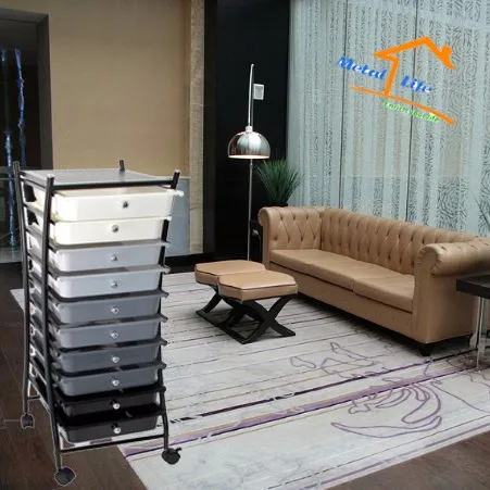 Bd 6103w High Quality Garment Clothes Drying Rack With 3 Drawers
