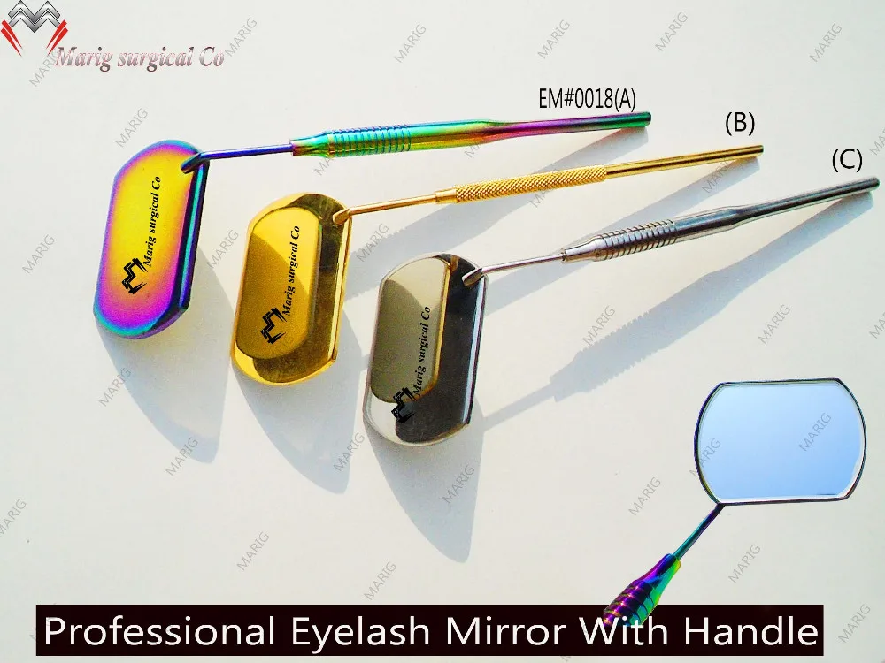 Eyelash Extension Mirrors / Get Eyelash Extension Mirror Name Colored Handle Eyelash Mirror With