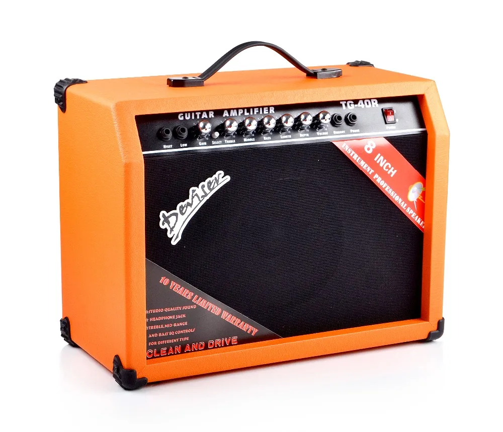 40w Custom Guitar Amps,Acoustic Guitar Amp,Best Guitar Amp With Mic