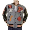 Customized Custom Varsity Letterman Jackets With Chenille Patches / Different Names / Number at Noki
