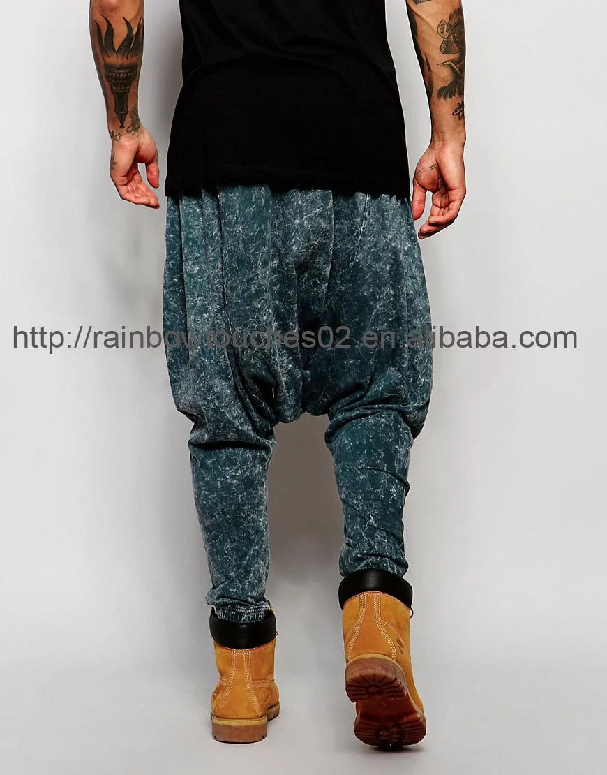 new look acid wash denim jogger