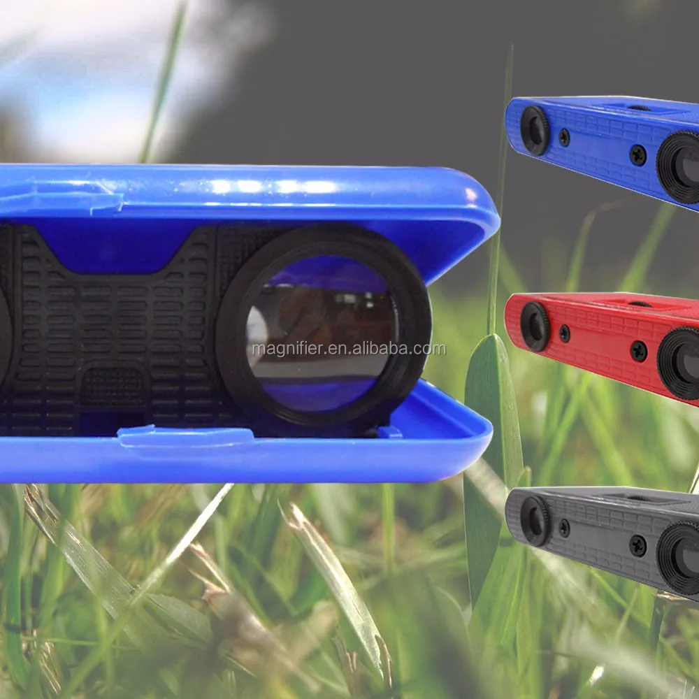 Mini Magnifying Glass Binocular Telescope Folding Binoculars For