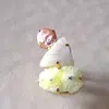 22 Ct Gold Plated Solar Yellow Agate Pearl Statement Cocktail Ring