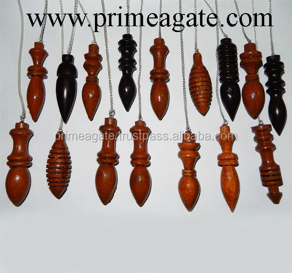 Wooden Pendulum Type 7 Rose Wood and Dowsing Pendulums for Sale
