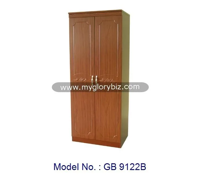 2 Doors Small Simple Economic Wardrobe For Home Bedroom Modern