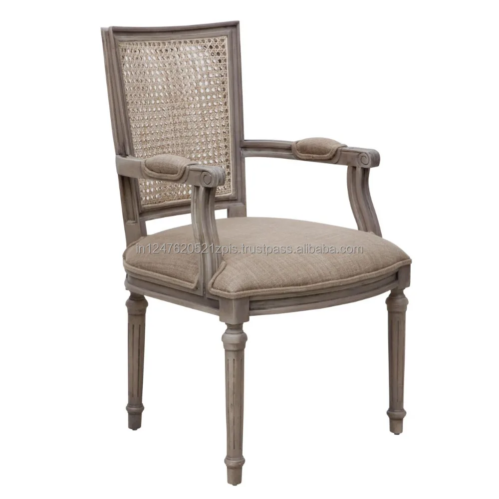 French Style Rustic Wooden Armchair Buy Wood Frame Armchair Armchair Wooden Chair Product On Alibaba Com