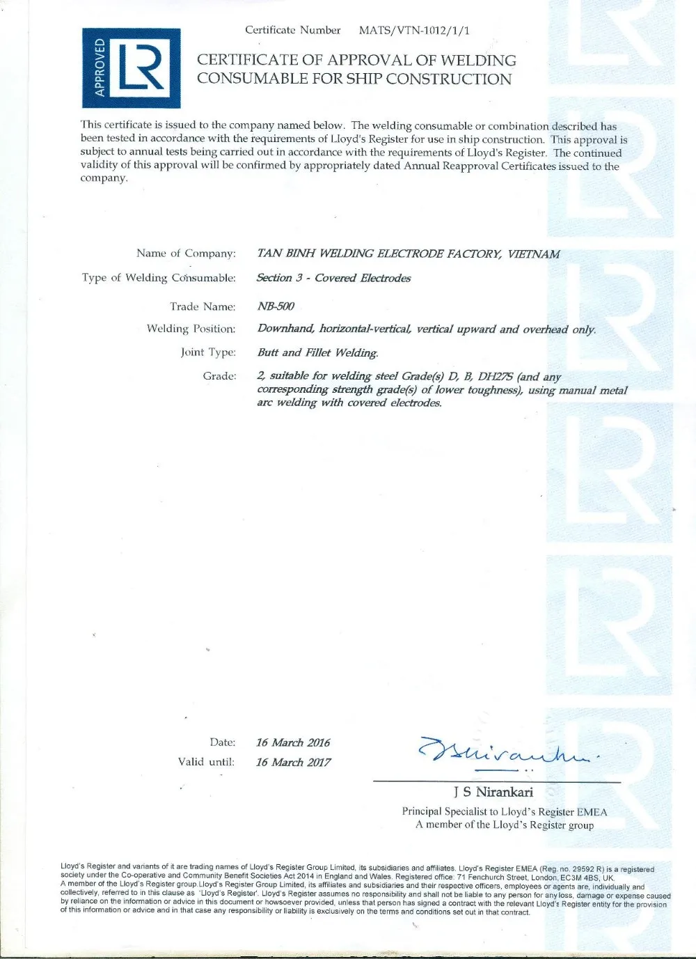 abs ship construction certificate