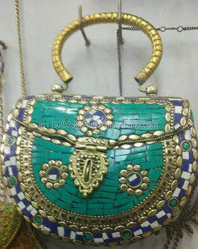 mosaic clutch bag