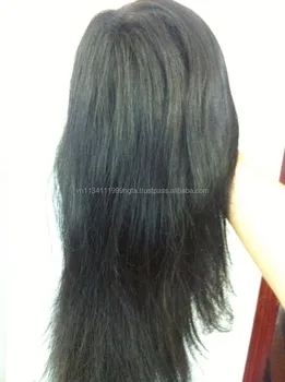 Jan 2017 Vietnamese Human Hair Full Lace Wig Full Size 360 Black