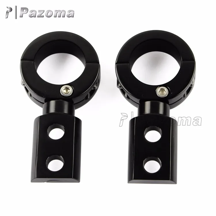 Motorrad Scheinwerfer Halterung - Verstellbare Gabelklemme Für 20-55mm Rohre