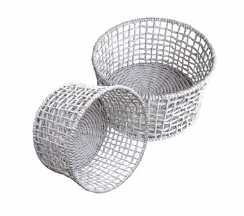 Water Hyacinth Round Storage Baskets Buy Woven Shallow Storage Basket Wicker Stackable Storage Baskets Seagrass Storage Baskets Product On