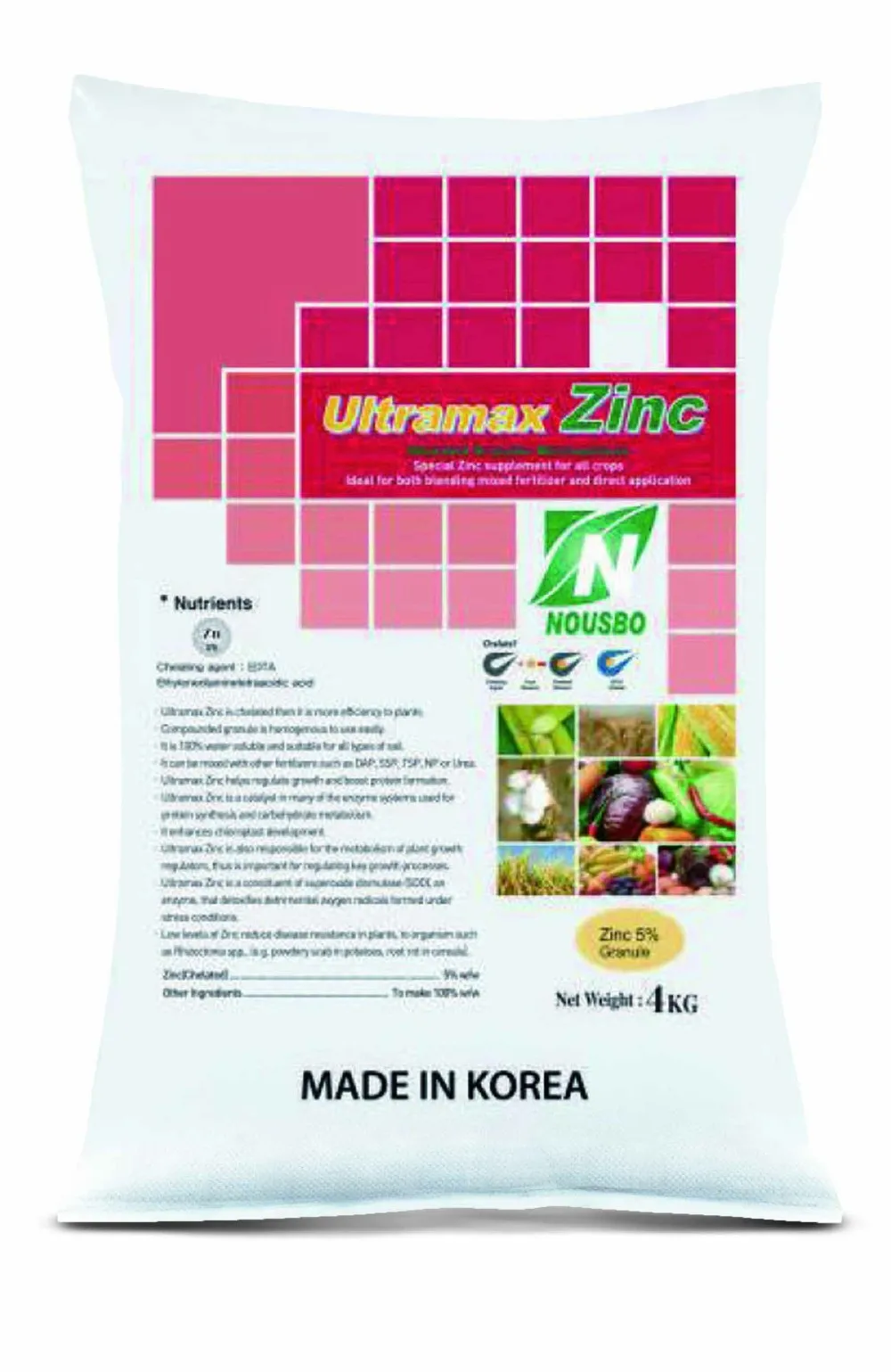 Chelated Zinc Fertilizer / Ultramax Zinc / Zinc 5 Buy Organic