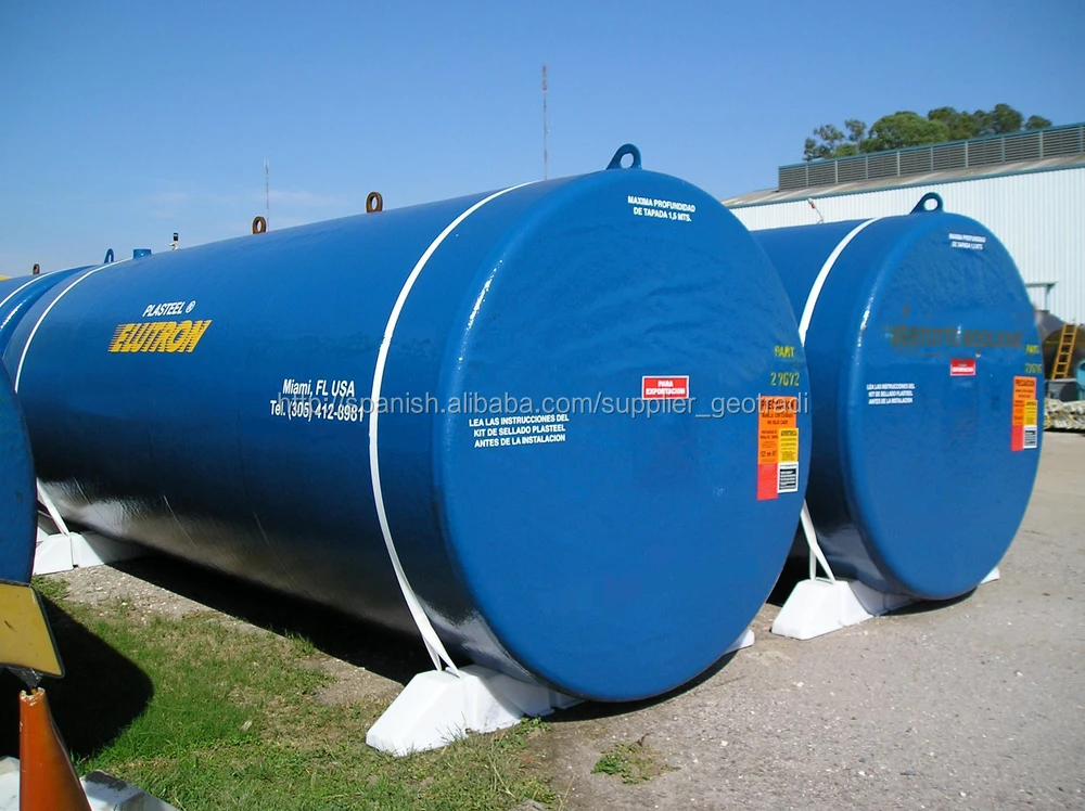 Tanque De Almacenamiento De Combustible Diesel En Acero Fibra De Vidrio