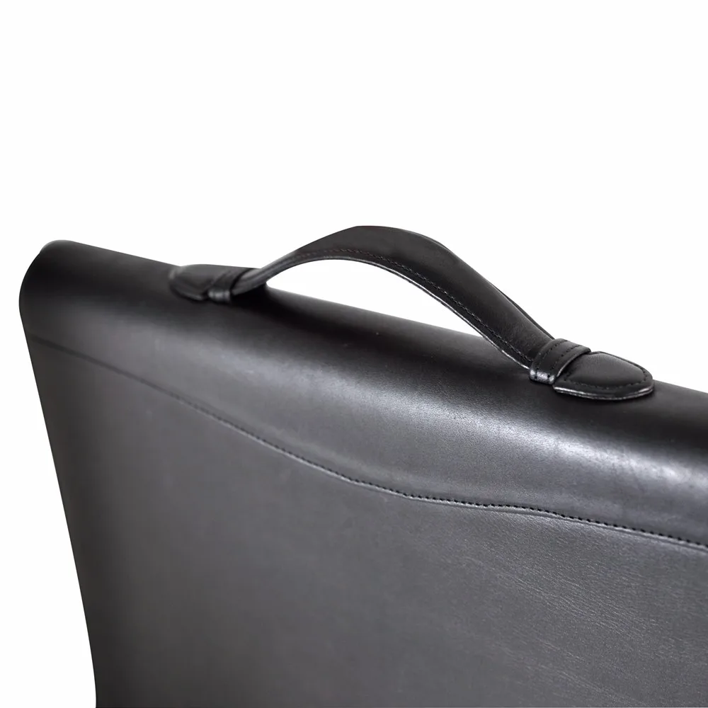 Embossing Conference A4 Document Leather File Folder For Interview