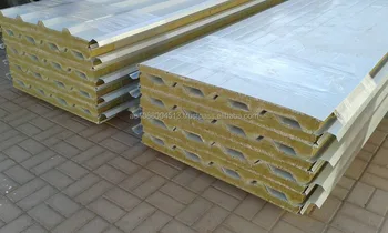 Stone Wool Mineral Wool Rock Wool Insulated Panels For Roof And