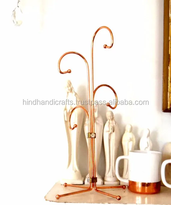 Moscow Mule Mug Hanging Tree,Cup Hanging Copper Wire Stand,Kitchen Mug